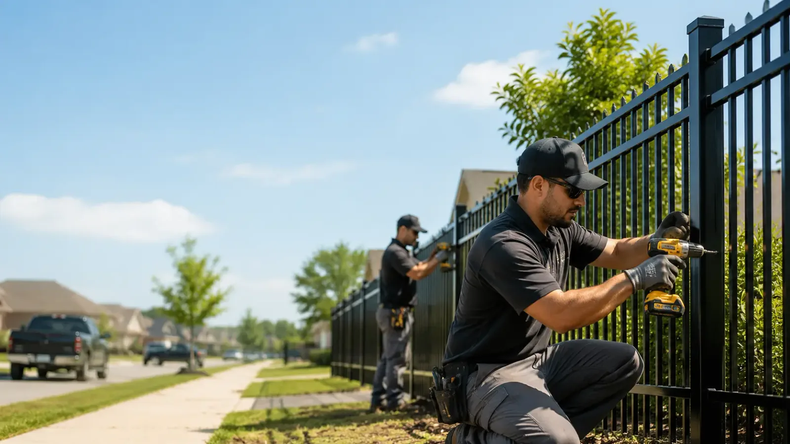 Metal Fence Installation in Raymond, OH